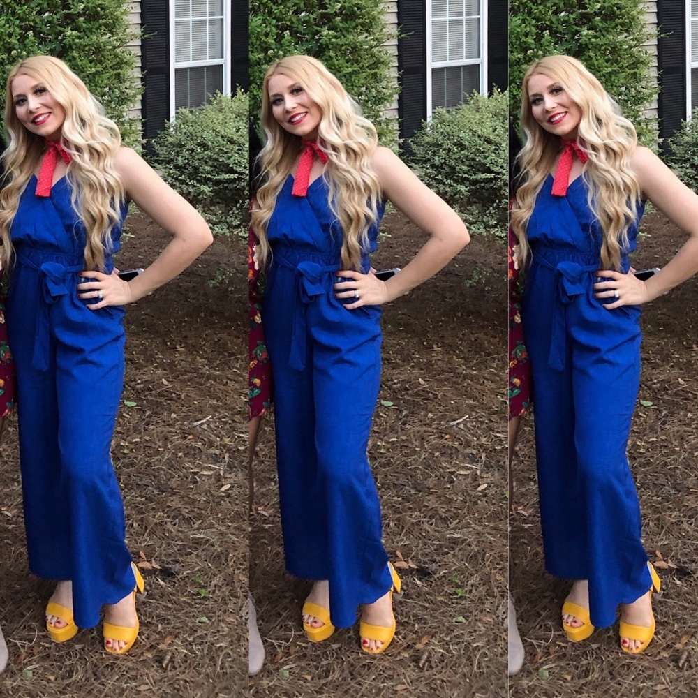 Royal blue jumpsuit💙